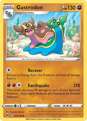 Gastrodon 102/196-Kantocards