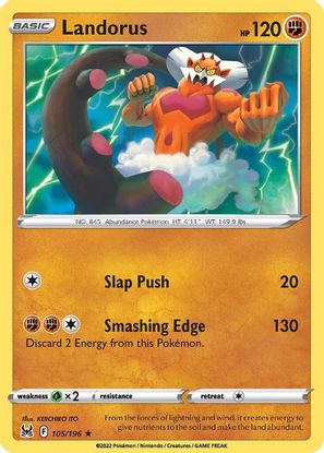 Landorus 105/196 - Rare-Kantocards