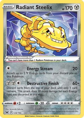 Radiant Steelix 124/196-Kantocards