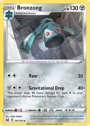 Bronzong 126/196-Kantocards