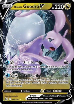 Hisuian Goodra V 135/196-Kantocards