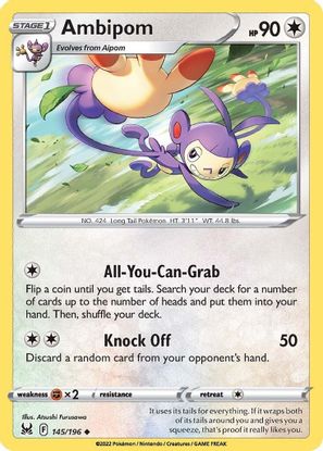 Ambipom 145/196-Kantocards