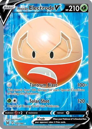 Hisuian Electrode V 172/196-Kantocards