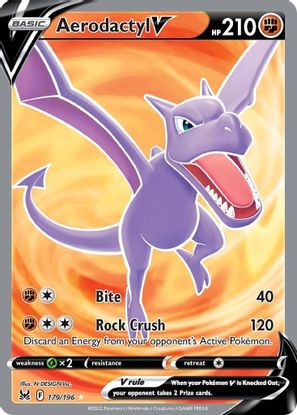 Aerodactyl V 179/196-Kantocards