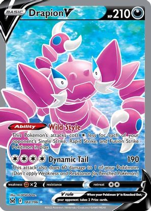Drapion V 182/196-Kantocards