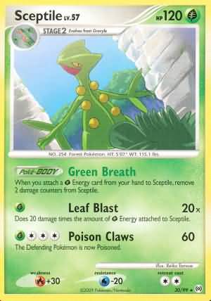 Sceptile 30/99-Kantocards