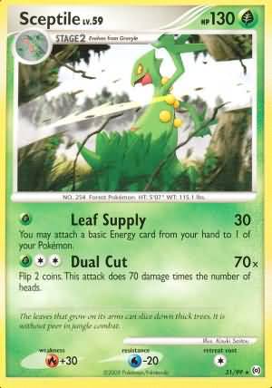 Sceptile 31/99-Kantocards