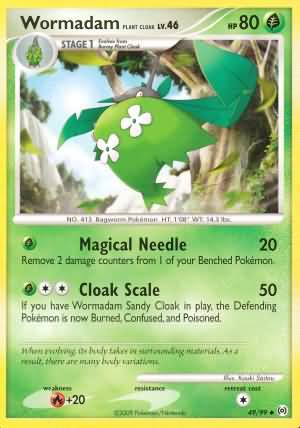 Wormadam Plant Cloak 49/99-Kantocards