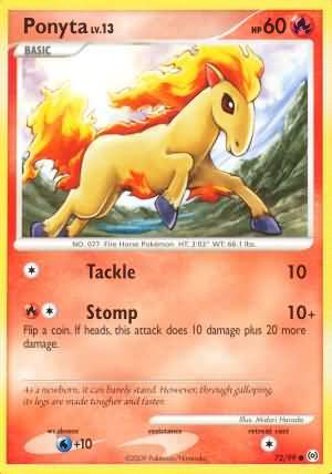 Ponyta 72/99-Kantocards