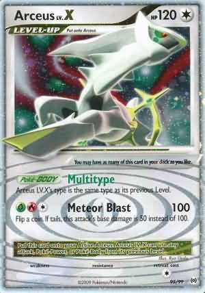 Arceus LV.X 95/99-Kantocards