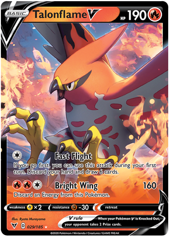 Talonflame V 029/185-Kantocards