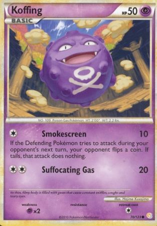 Koffing 70/123-Kantocards