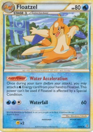 Floatzel 16/95-Kantocards