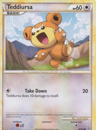 Teddiursa 65/95-Kantocards