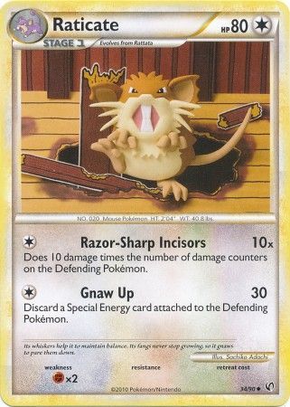 Raticate 34/90-Kantocards