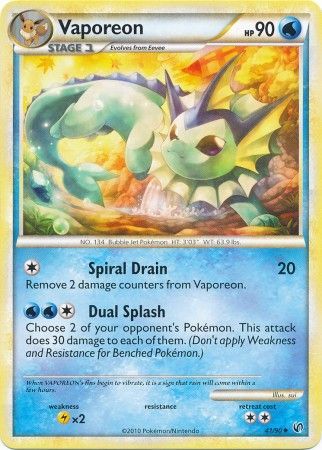Vaporeon 41/90-Kantocards