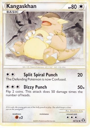 Kangaskhan 36/102-Kantocards