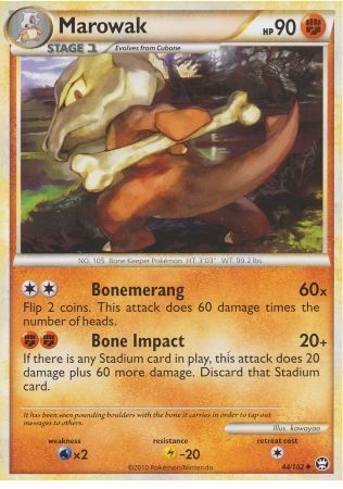 Marowak 44/102-Kantocards