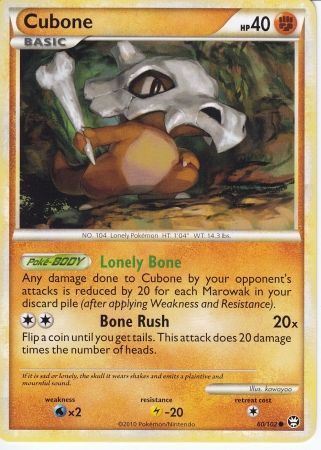 Cubone 60/102-Kantocards