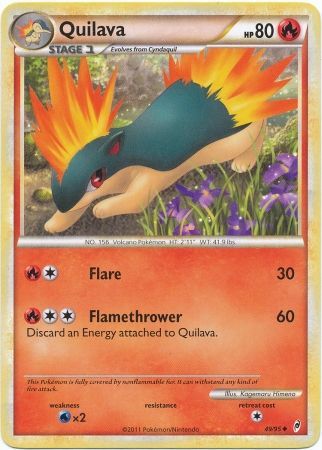 Quilava 49/95-Kantocards