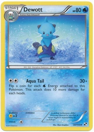 Dewott 30/114-Kantocards