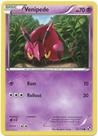 Venipede 52/114-Kantocards