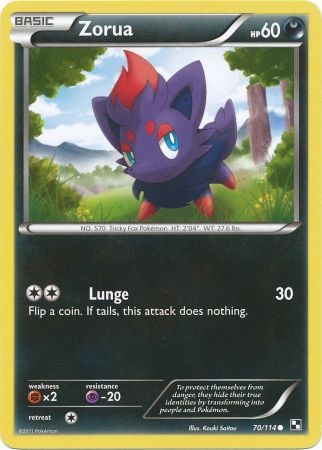 Zorua 70/114-Kantocards