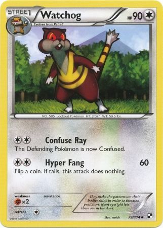 Watchog 79/114-Kantocards