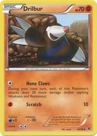 Drilbur 54/98-Kantocards