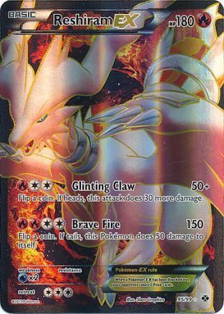 Reshiram EX 95/99-Kantocards