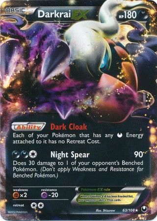 Darkrai EX 63/108-Kantocards