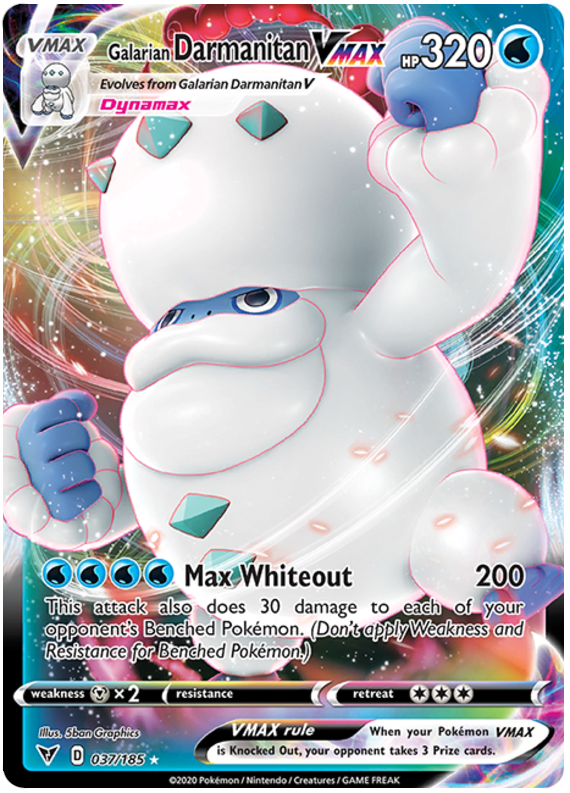 Galarian Darmanitan VMAX 037/185-Kantocards