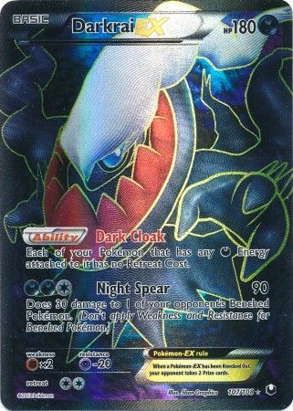 Darkrai EX 107/108-Kantocards