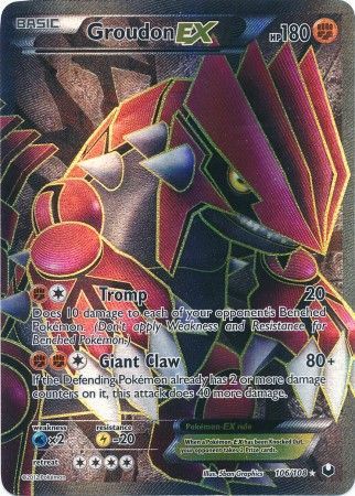 Groudon EX 106/108-Kantocards