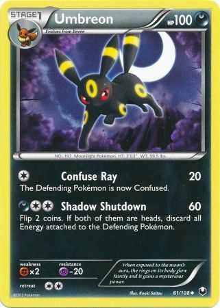 Umbreon 61/108-Kantocards