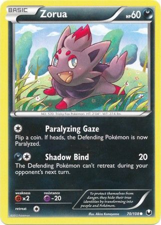 Zorua 70/108-Kantocards