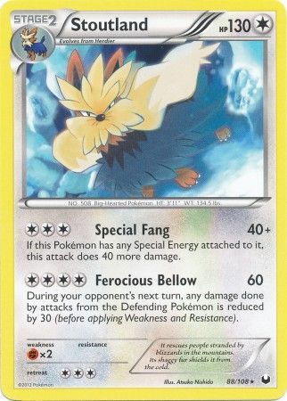 Stoutland 88/108-Kantocards