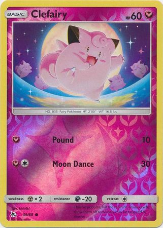 Clefairy 39/68 - Holo Reverse-Kantocards