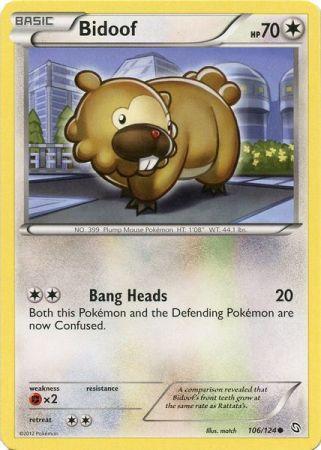 Bidoof 106/124-Kantocards