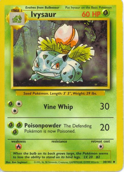 Ivysaur 30/102-Kantocards