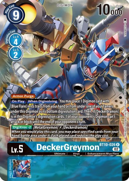 DeckerGreymon BT10-026 (Arte Alterno)-Kantocards