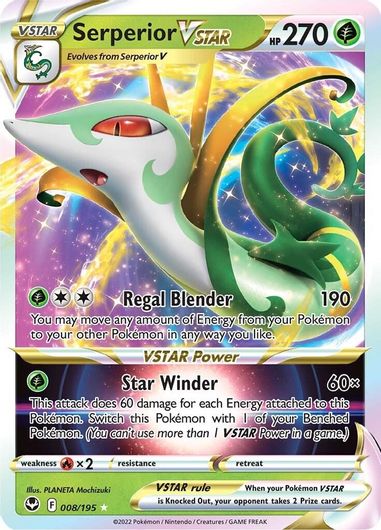 Serperior VSTAR 008/195-Kantocards