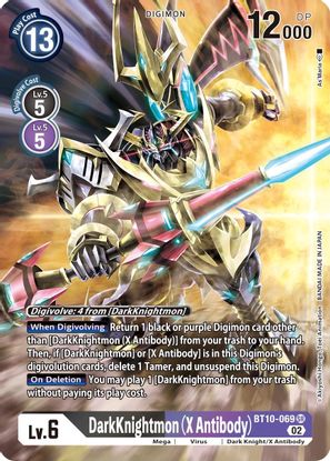 DarkKnightmon (X Antibody) BT10-069 (Arte Alterno)-Kantocards