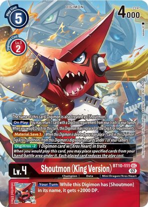 Shoutmon (King Version) BT10-111 (Arte Alterno)-Kantocards