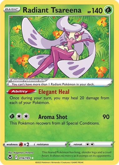 Radiant Tsareena 016/195-Kantocards