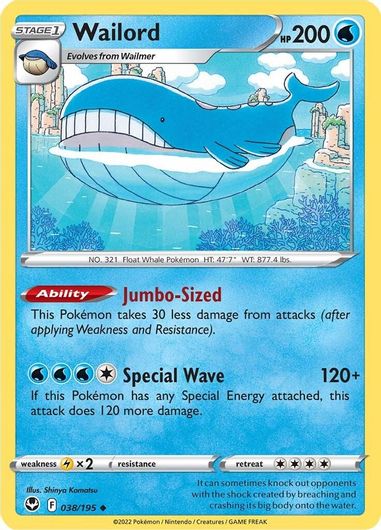 Wailord 038/195-Kantocards