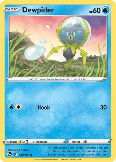 Dewpider 047/195 Reverse Holo-Kantocards
