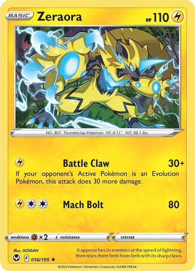 Zeraora - Rare 056/195-Kantocards