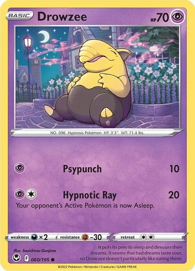 Drowzee 060/195 Reverse Holo-Kantocards