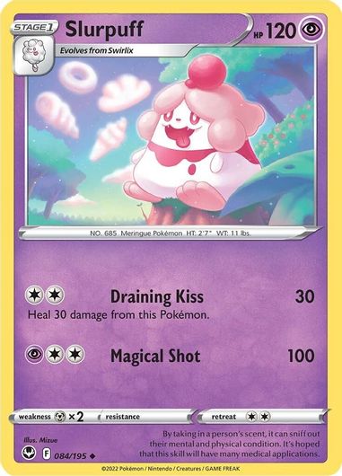 Slurpuff 084/195 Reverse Holo-Kantocards